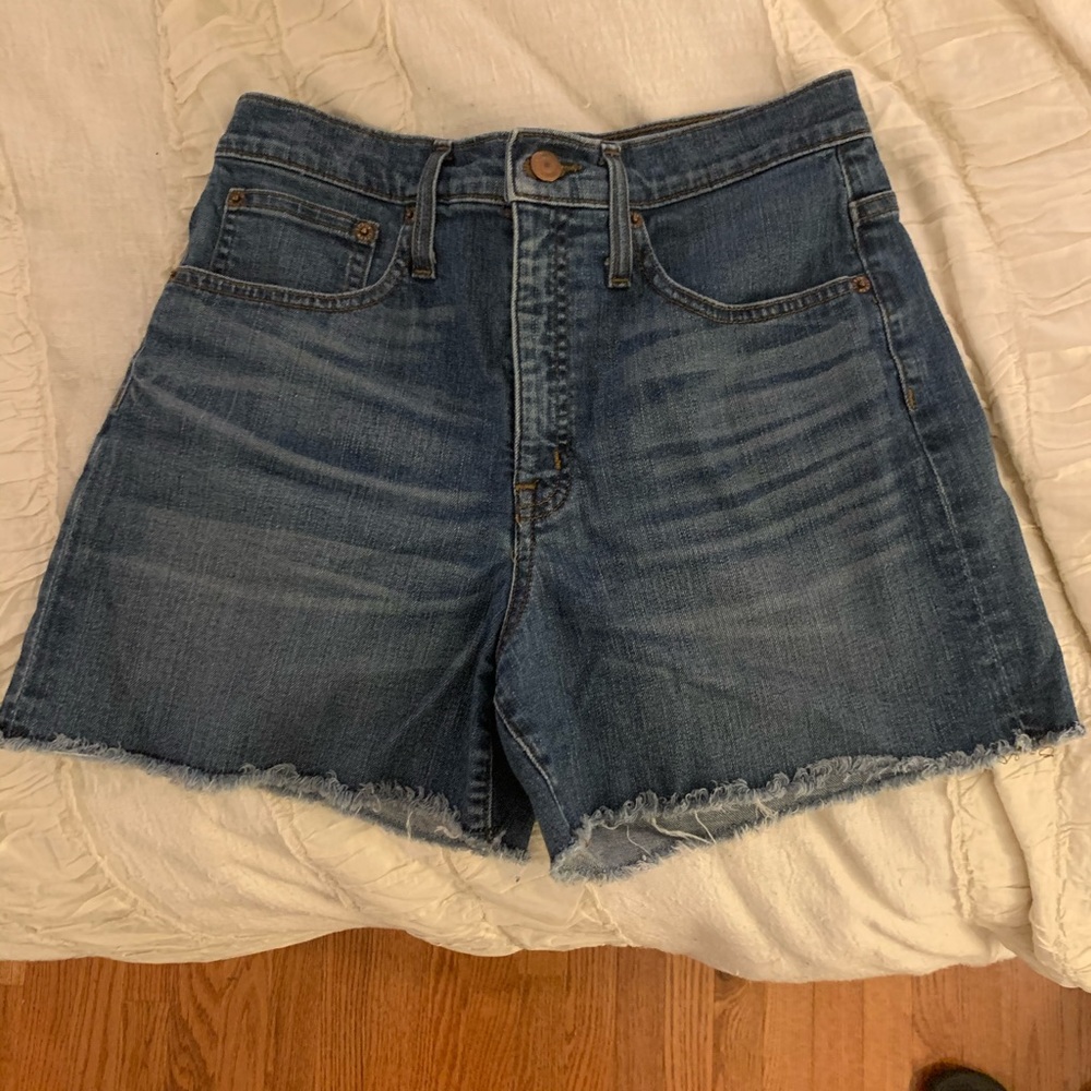 J. Crew denim high waisted shorts